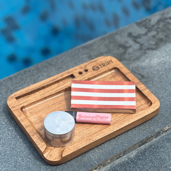 Wooden Crushing Rolling Tray