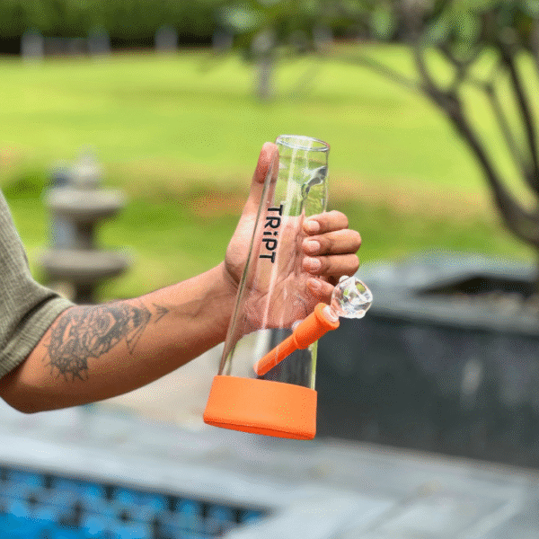 OG Silicone Glass bong ( Sunset Blaze)