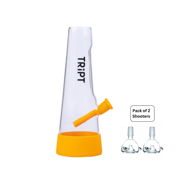 OG Silicone Glass bong ( Yellow Mellow ) - Image 4