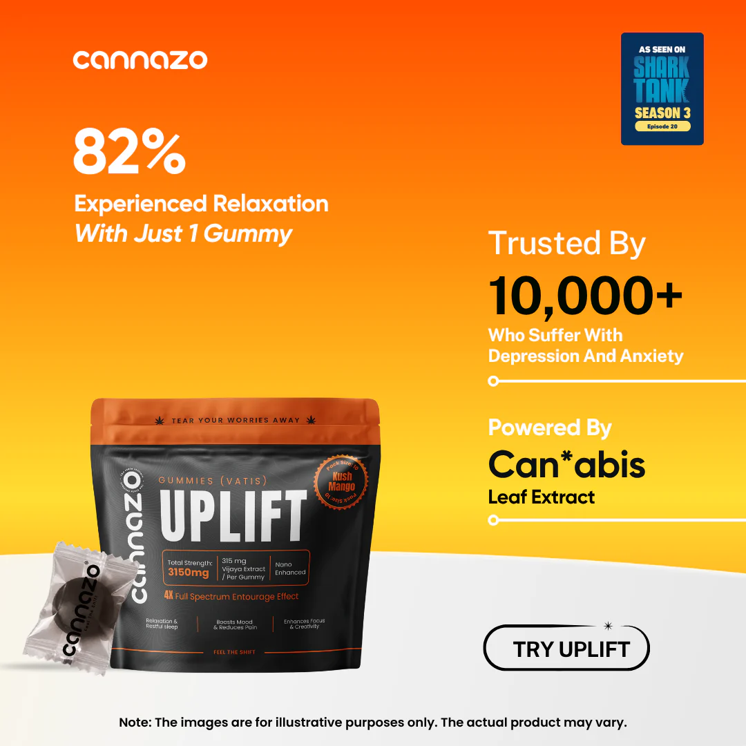 Cannazo India Uplift Gummies- Mango Kush - Image 5