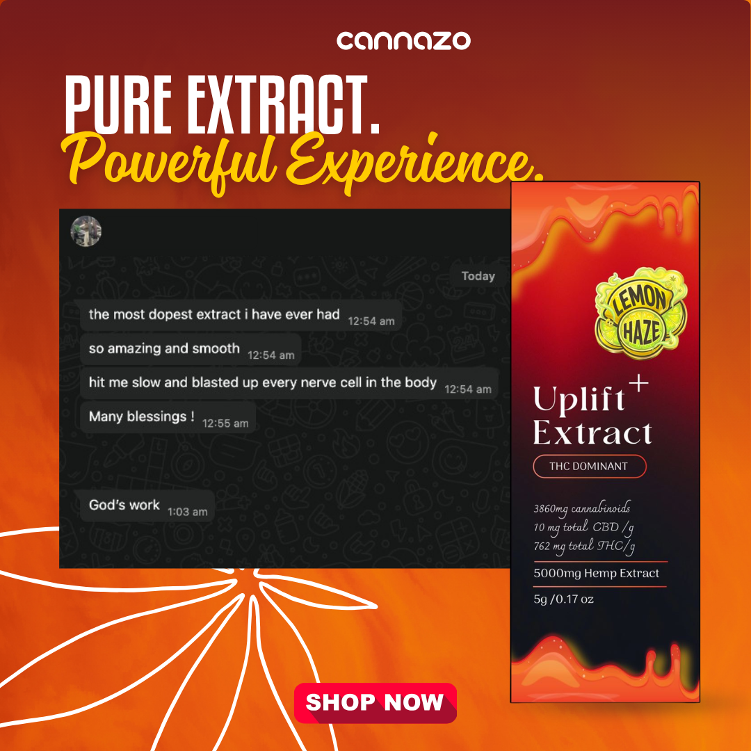 Cannazo Uplift Drops Pure Extract (1000 MG) - Image 3