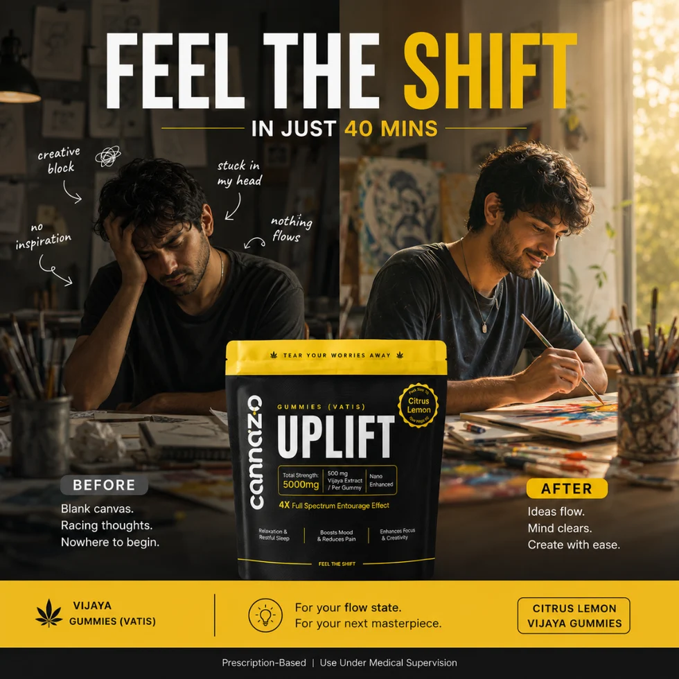 Cannazo India Uplift Gummies- Citrus Lemon - Image 4